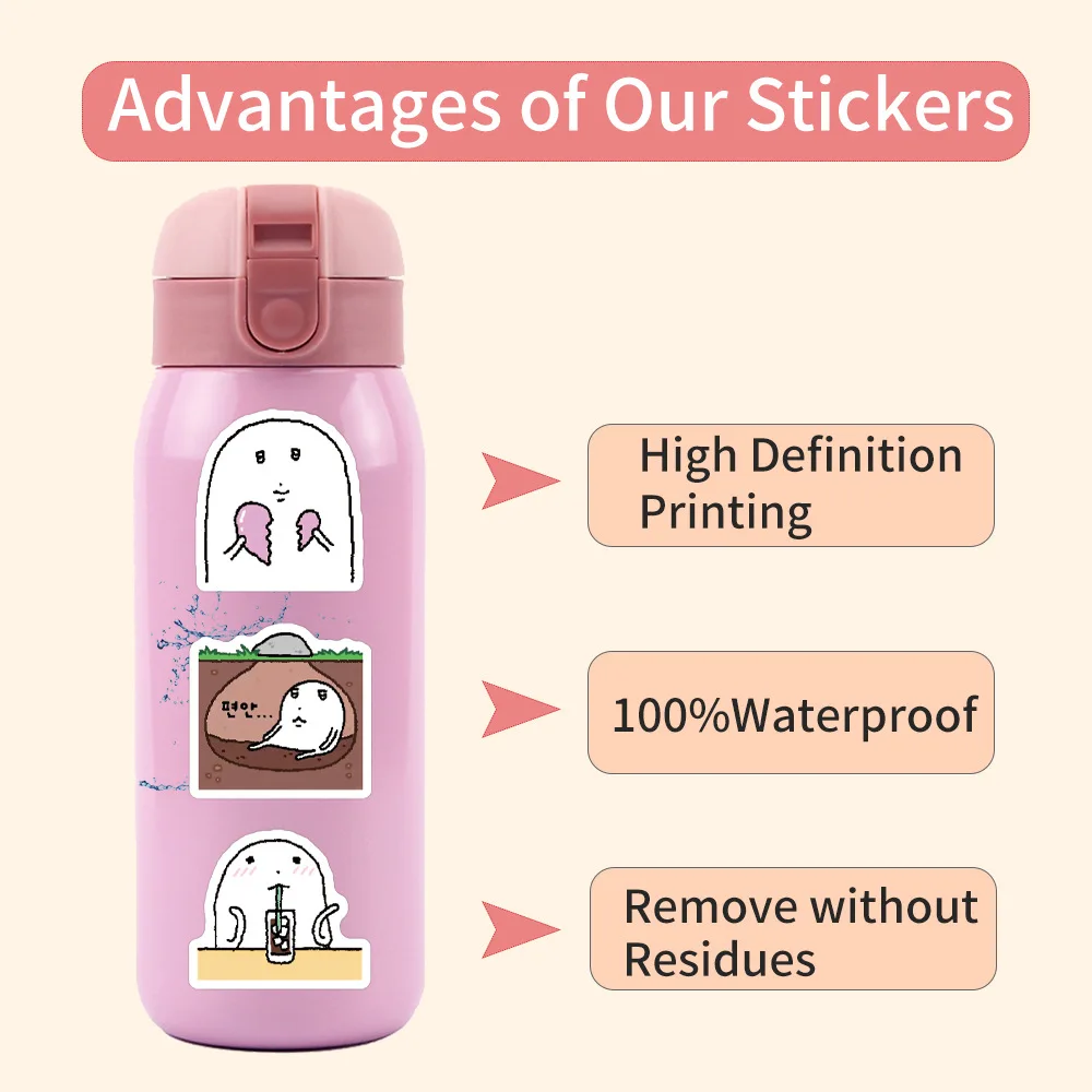 105PCS Emotionele Sad Breakdown Spoof Avatar Sticker DIY Telefoon Laptop Bagage Skateboard Graffiti Decals Plezier voor kinderen