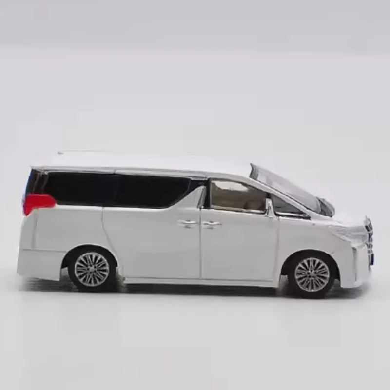 Diecast in scala 1:87 Alphard Nanny Van Modello di auto in lega Prodotto finito Simulazione Collezione di giocattoli Regalo Modello statico Souvenir