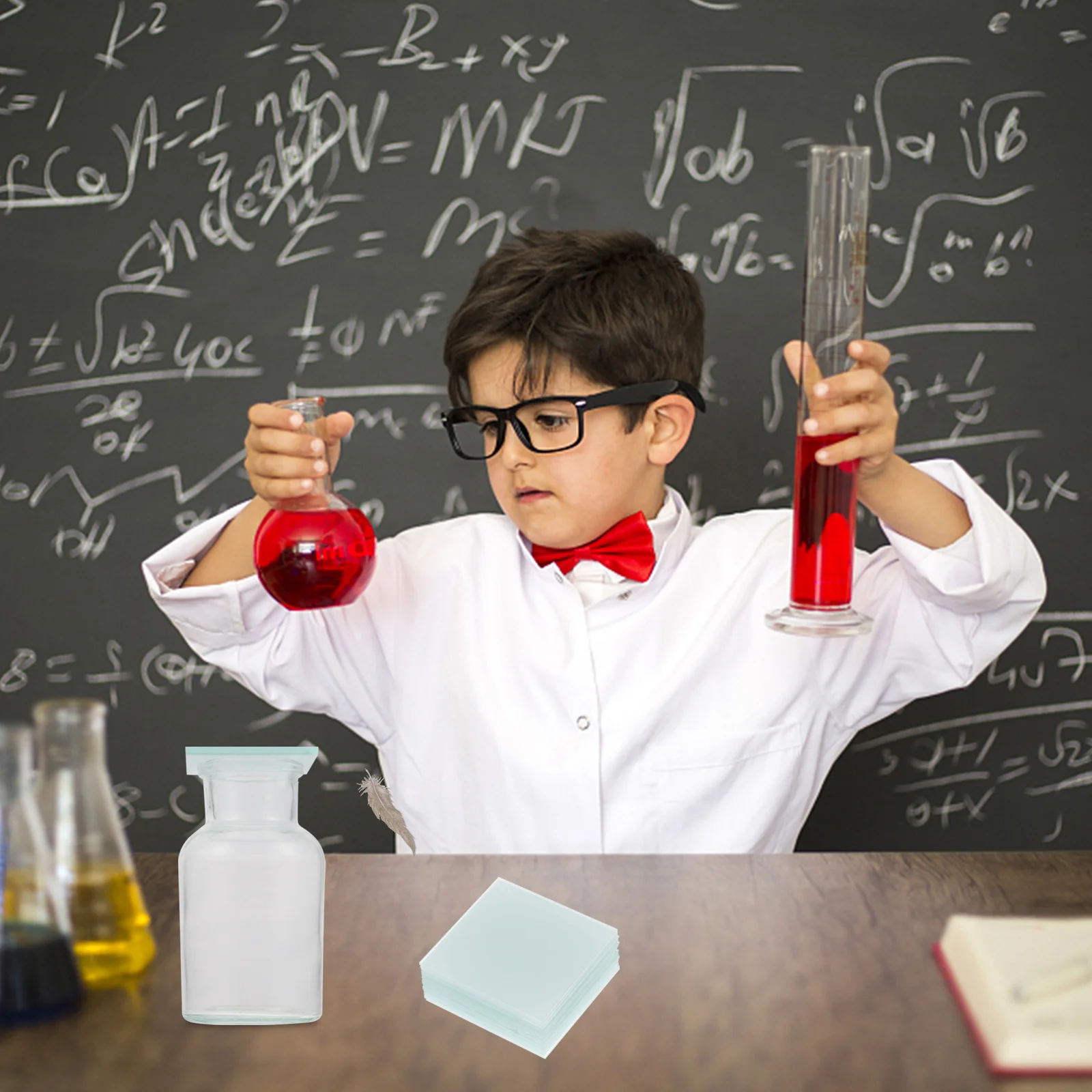 

15 Pcs Gas Cylinder Accessory Frosted Glass Plate Scientific Experimental Supplies