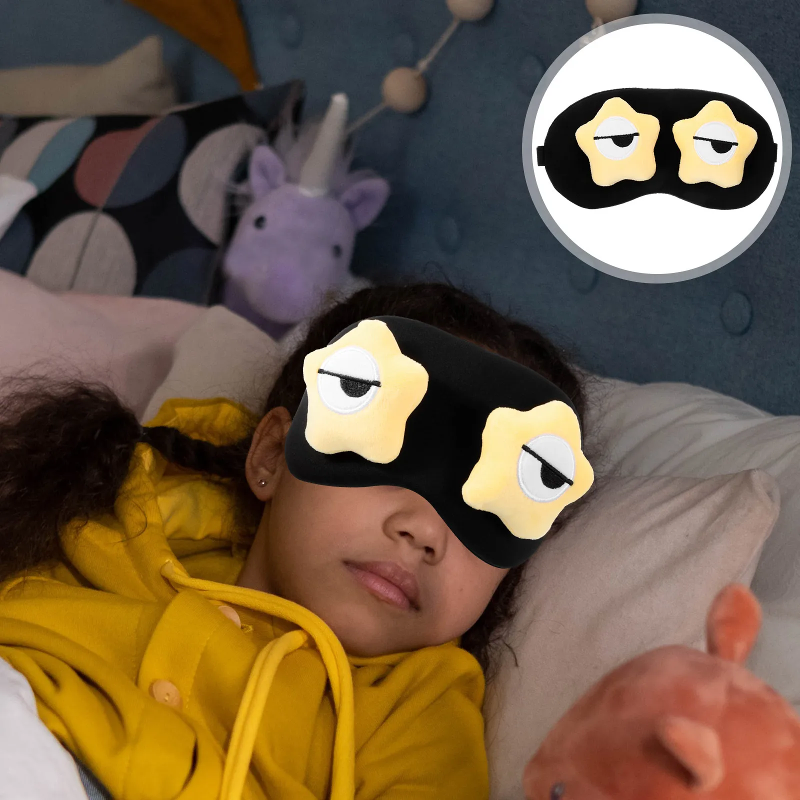 

Маска для сна, светонепроницаемая, мягкая, дышащая, удобная, гибкая, на голову, накладка на глаза для путешествий, маска для сна, отдыха