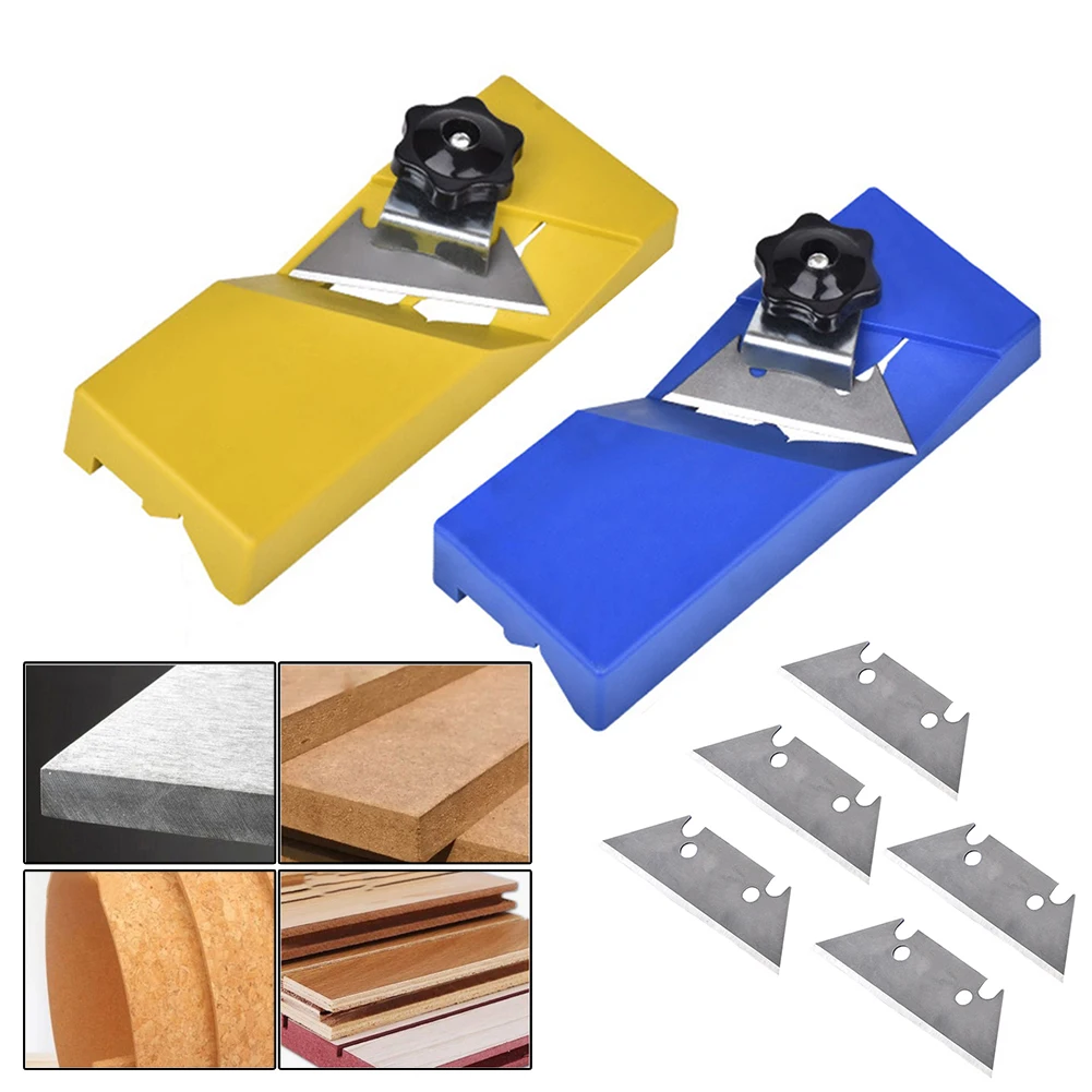 

Woodworking Planer Plasterboard V Chamfer Bevel Double Slot 45 Degree Trimming Tool Board Plane Manual Gypsum Right Angle Device