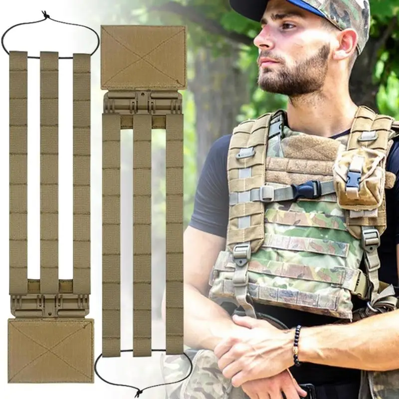 Quick Release Skeletal Mesh Cummerbund Waterproof Vest Mesh Cummerbund Outer Carrier Vest Accessories Elastic Cummerbund Straps