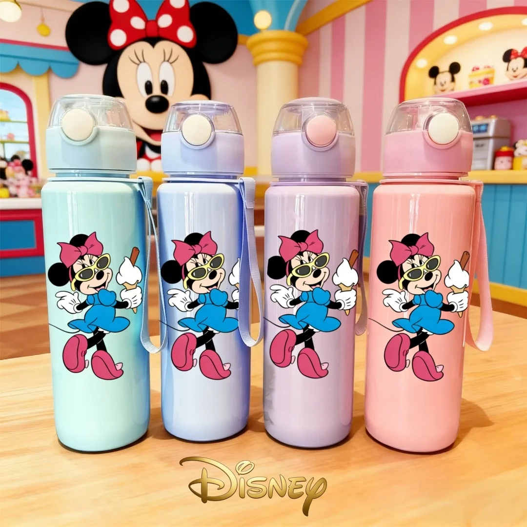 

Бутылка для воды с 3D-принтом в виде мультяшной Минни Маус из Диснея — модная, милая, вместительная, коллекционная, легкая и портативная