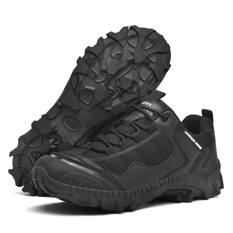 Men's Hiking Shoes Non-slip Wear-resistant Outdoor Travel Shoes Fashion Waterproof Tactical Hunting Sneakers Climbing Shoes