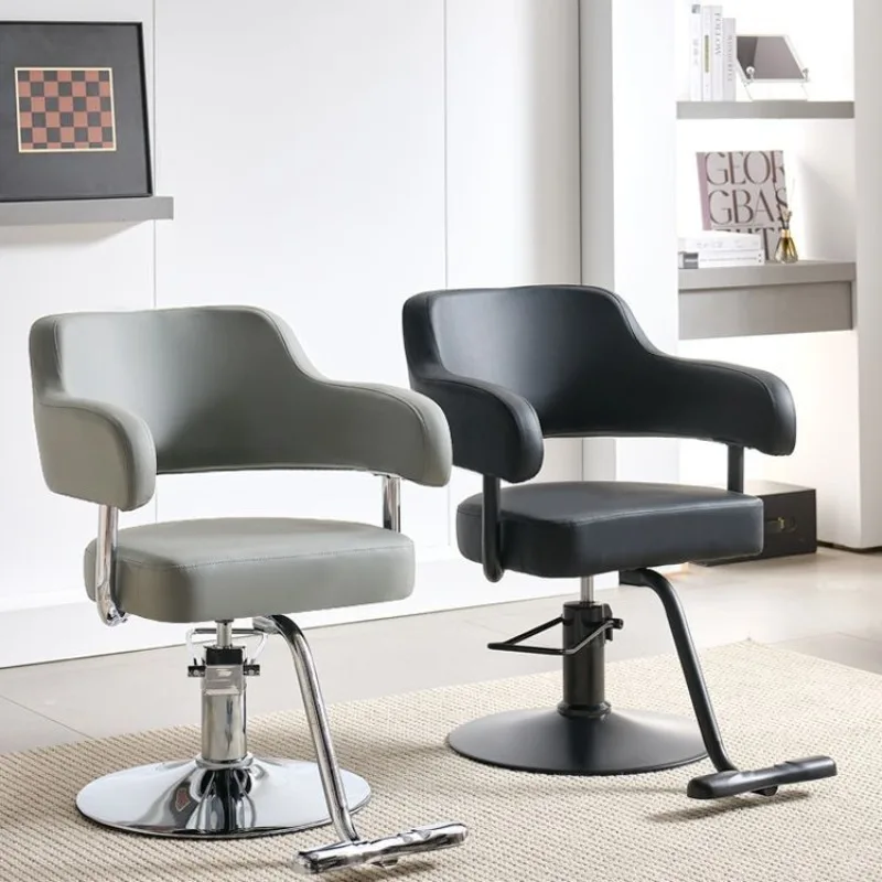 Elegante elegante barbeiro moda organizador beleza ergonômica cadeira de barbeiro estética confortável sillas minimalistas móveis