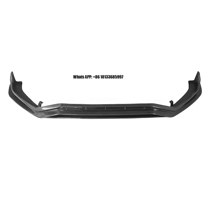 

Глянцевая карбоновая накладка на передний бампер в стиле RSO1R для Audi B9 2019-2020