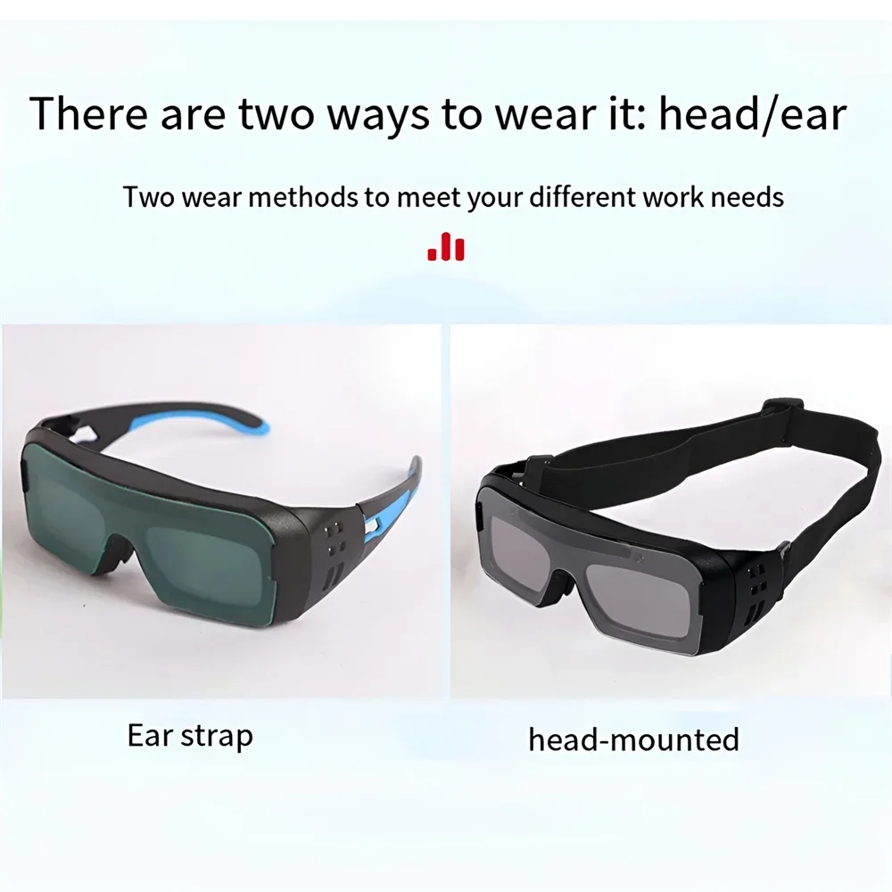 Auto Darkening Welding Glasses Solar Power Safety Protective Welders Glasses Argon Arc Welding EquipmentElectric Welding Glasses