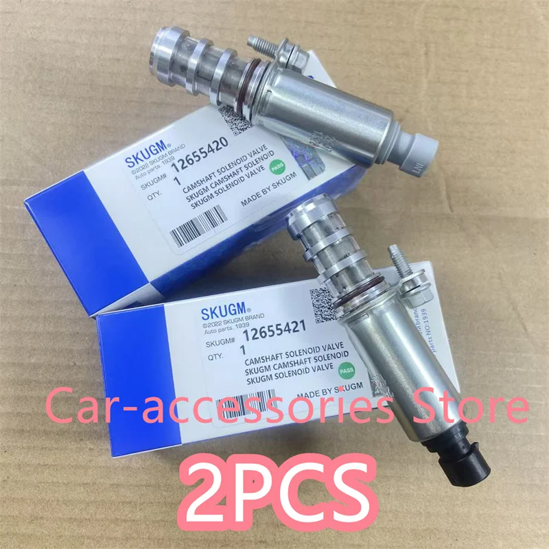 # 1 pair New Intake & Exhaust Oil Control Timing Valve Solenoid VVT For Chevrolet Captiva Equinox GMC Saturn 12655420 & 12655421