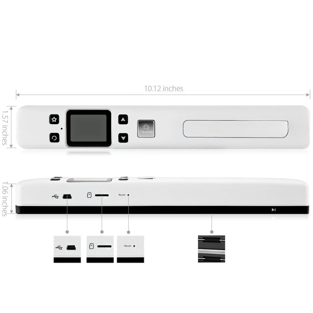Mini Portable Handheld A4 Scanner
