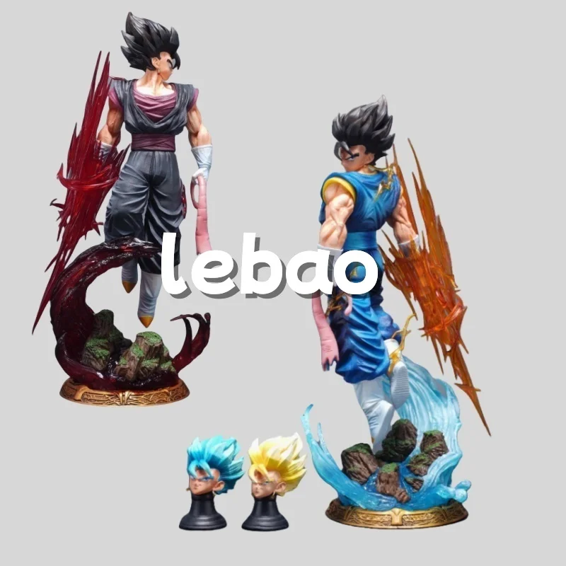 

Dragon Ball Z Vegito 2,0 2D настольная фигурка с 3 сменными головками LK Коллекционные модные игрушки Аниме Товары Подарки