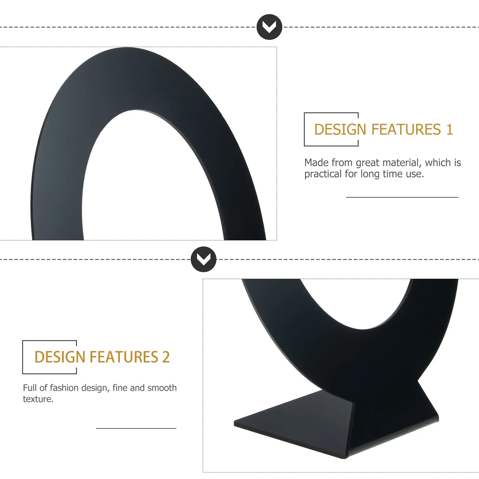 

Stylish Acrylic Hair Clip Holder Display Rack Perfect For Hair Accessories Organization