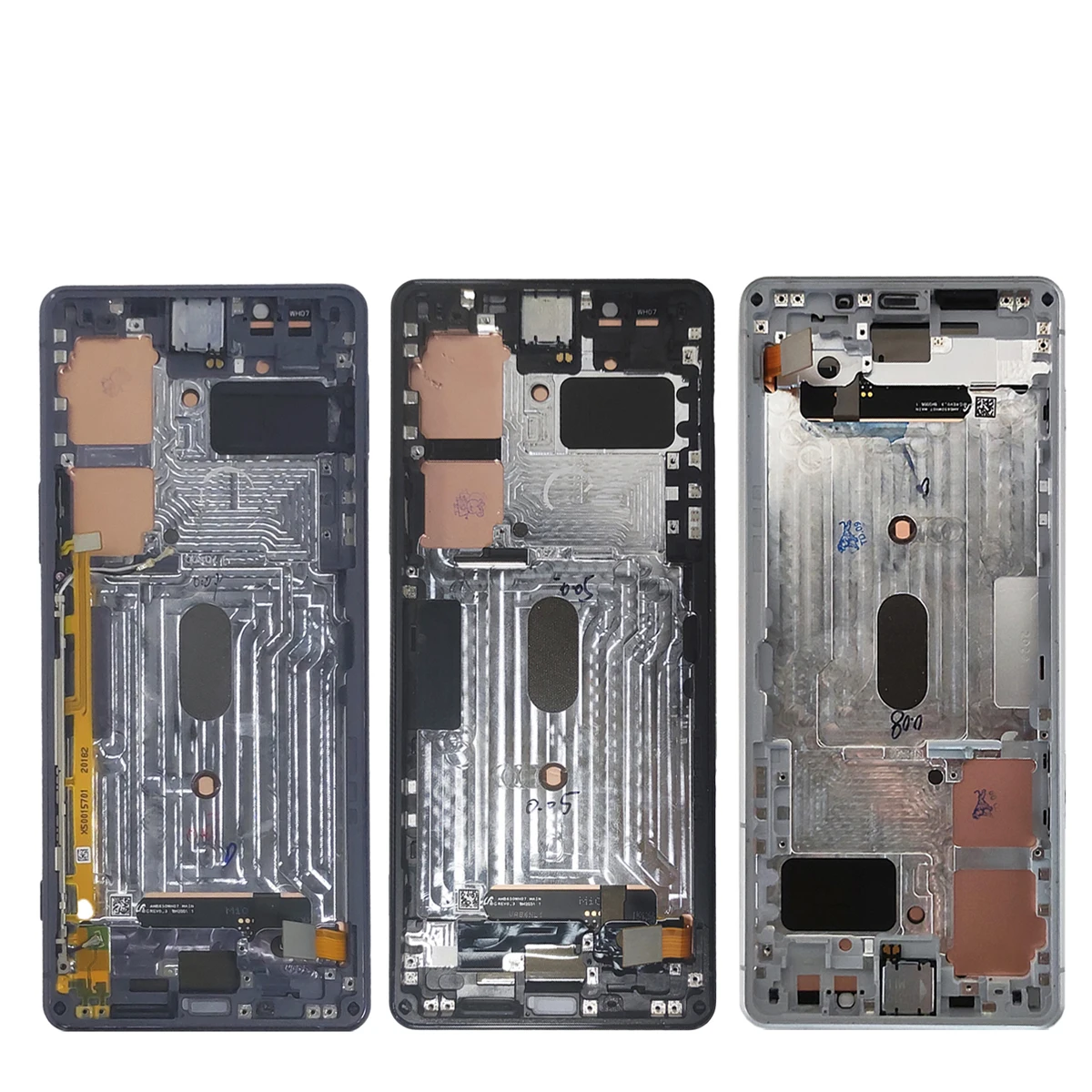 Imagem -06 - Original Original Original para Sony Xperia ii Xq-at51 Display Lcd com Moldura da Tela de Toque Digitador Assembléia para Sony x1 ii Display Lcd 6.5