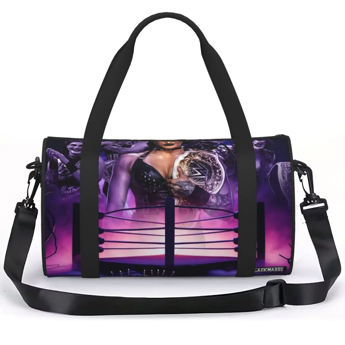 She Is My Mami! Rhea Ripley Bootleg Wrestler Luggage Bag Multi-Functional Duffle Tote Bag Handbags Gym Bags Fitness