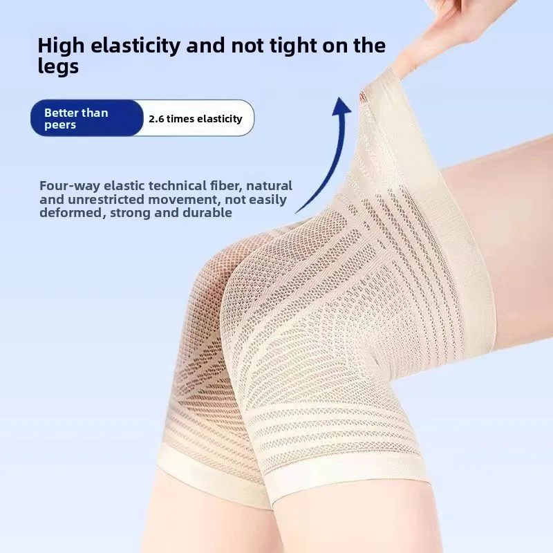 Copri camera con aria condizionata traspirante, ginocchiera sottile e calda per l'articolazione della vecchia gamba fredda unisex estiva