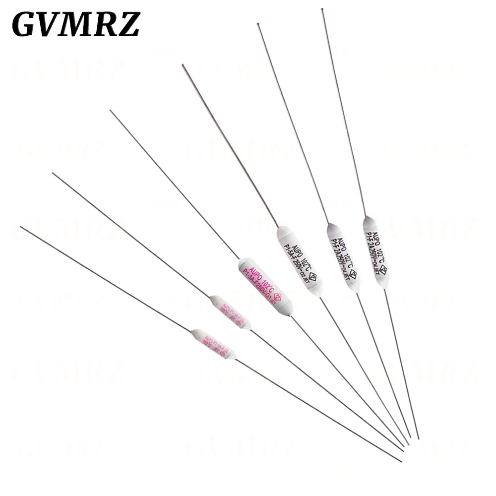 5PCS Temperature Fuse JET RF AUPO 1A 2A 3A 5A 250V 84/102/115/125/130/135/145/150C Degrees