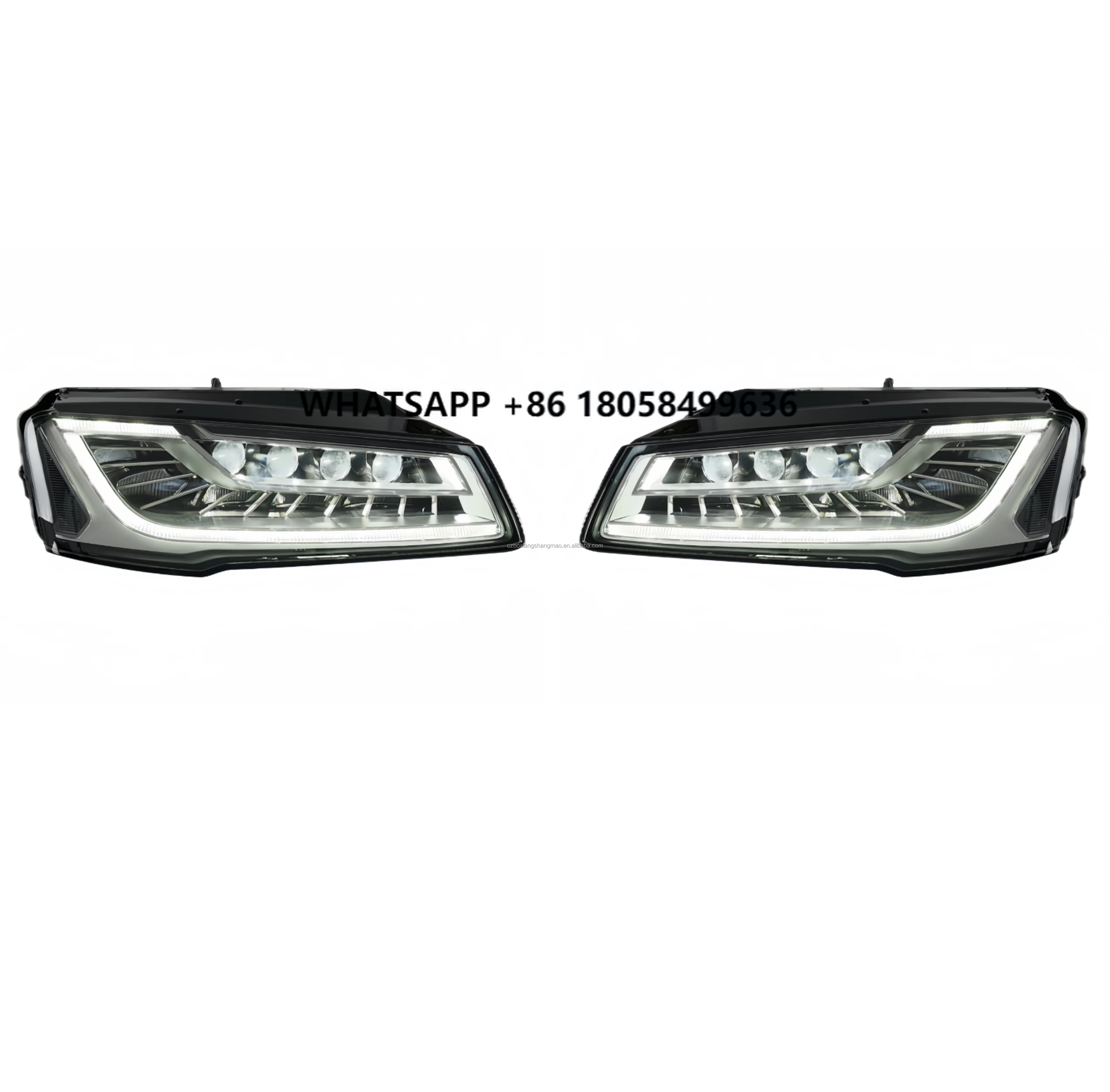 

High Brightness LED Lens Headlight Car Body Kit A8 Upgrade D4PA Headlight LED Lens Head Lamps for A8 Headlights 2011-2018