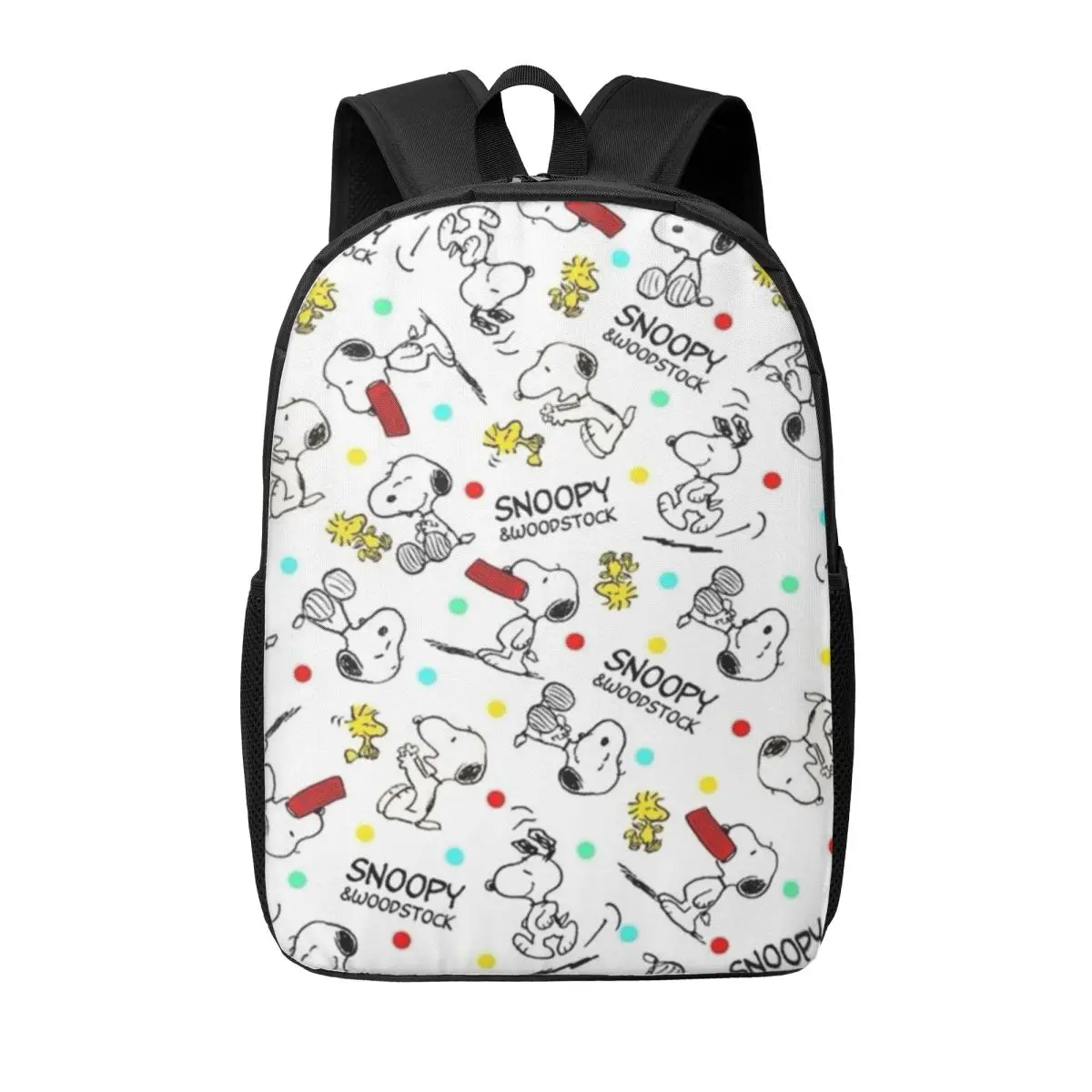 

Snoopy 17-Inch Simple Student Backpack - Lightweight and Spacious School Bag for Boys and Girls