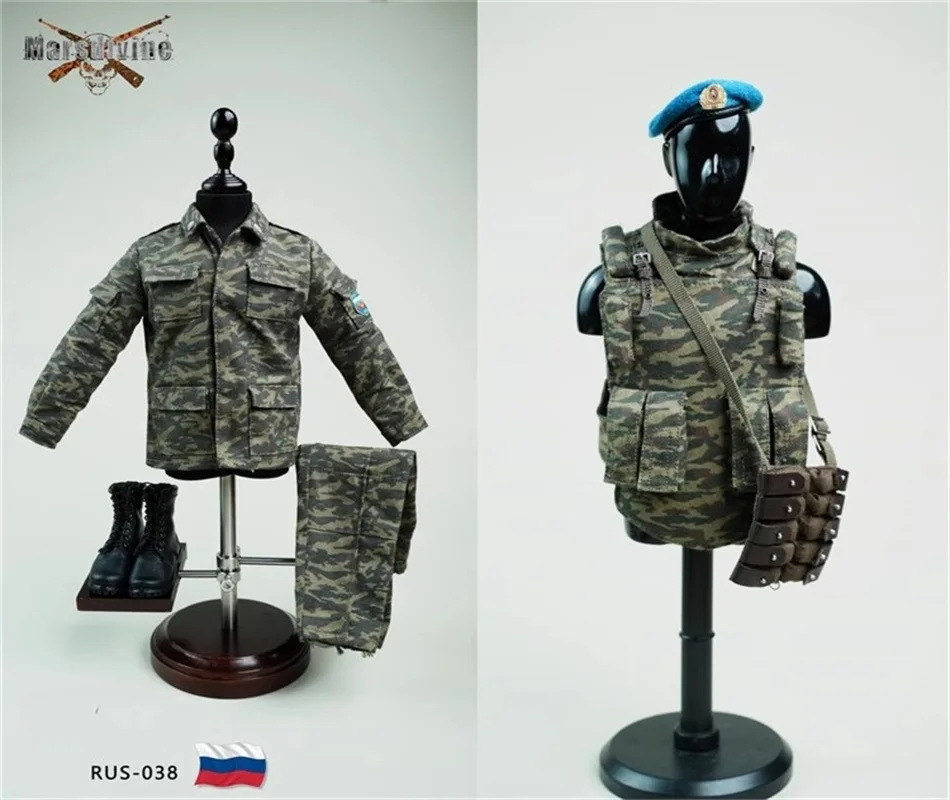 Marsdivine RUS-038 1/6 soldato russo militare abbigliamento mimetico Set modello accessori giocattolo Fit 12 ''Action Figure In Stock