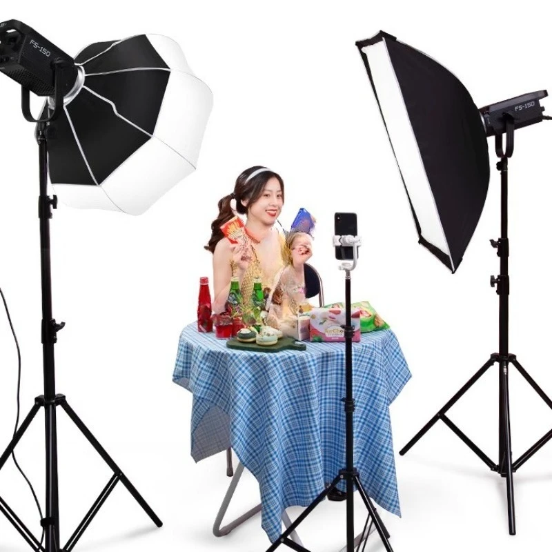 

FS150W/150B single and double color temperature led live streaming host hair lamp beauty lighting
