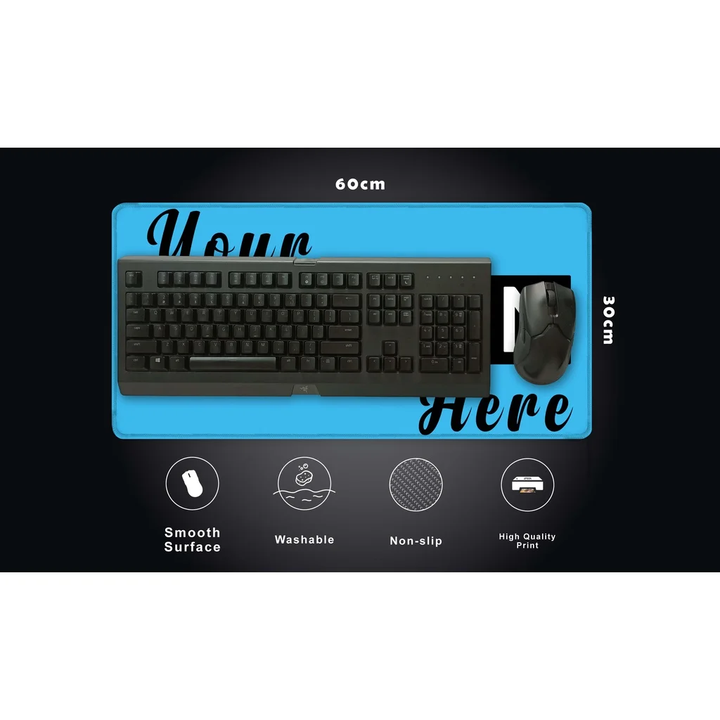 DIY Custom Mouse Pad Non Slip Waterproof Custom Photo Printed Desk Mat Lovely Gift for Office Gaming Desk Decor