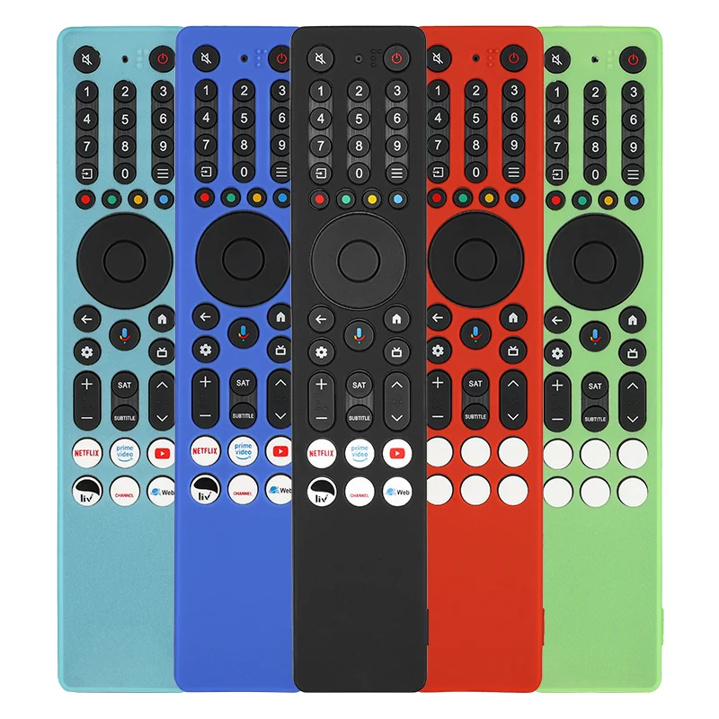 Silicone Remote Control Case Compatible With TCL RC833A, RC833A FMB1, RC833A FMB3, RC833A FMB4, RC833A FMB5 TV Remote Shockproof