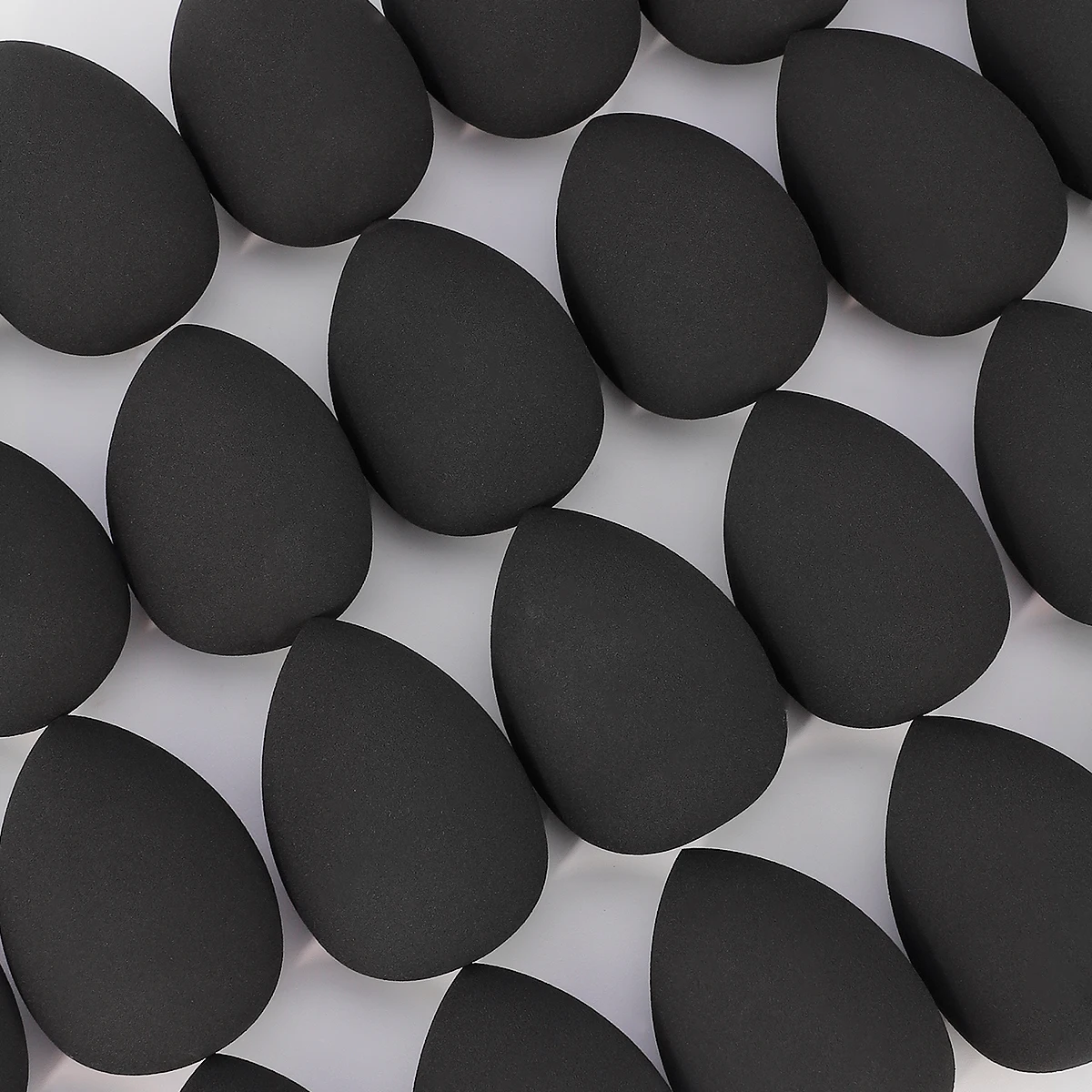 100/50/20 قطعة مسحوق الإبهام الأسود نفخة وسادة هوائية صغيرة إصبع مسحوق نفخة الأساس السائل المخفي أداة ماكياج خاص الإسفنج #2