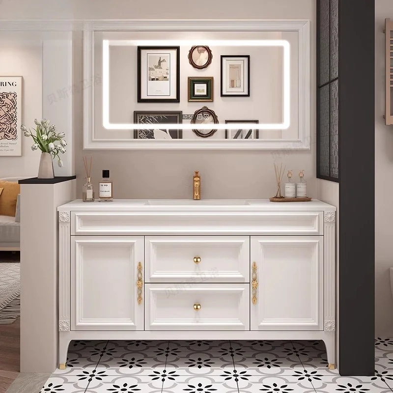 # Creative Organized Bathroom Cabinet Standing Drawer Corner Shelf Bathroom Cabinet Vanity Aesthetic Gabinete Unique Furniture
