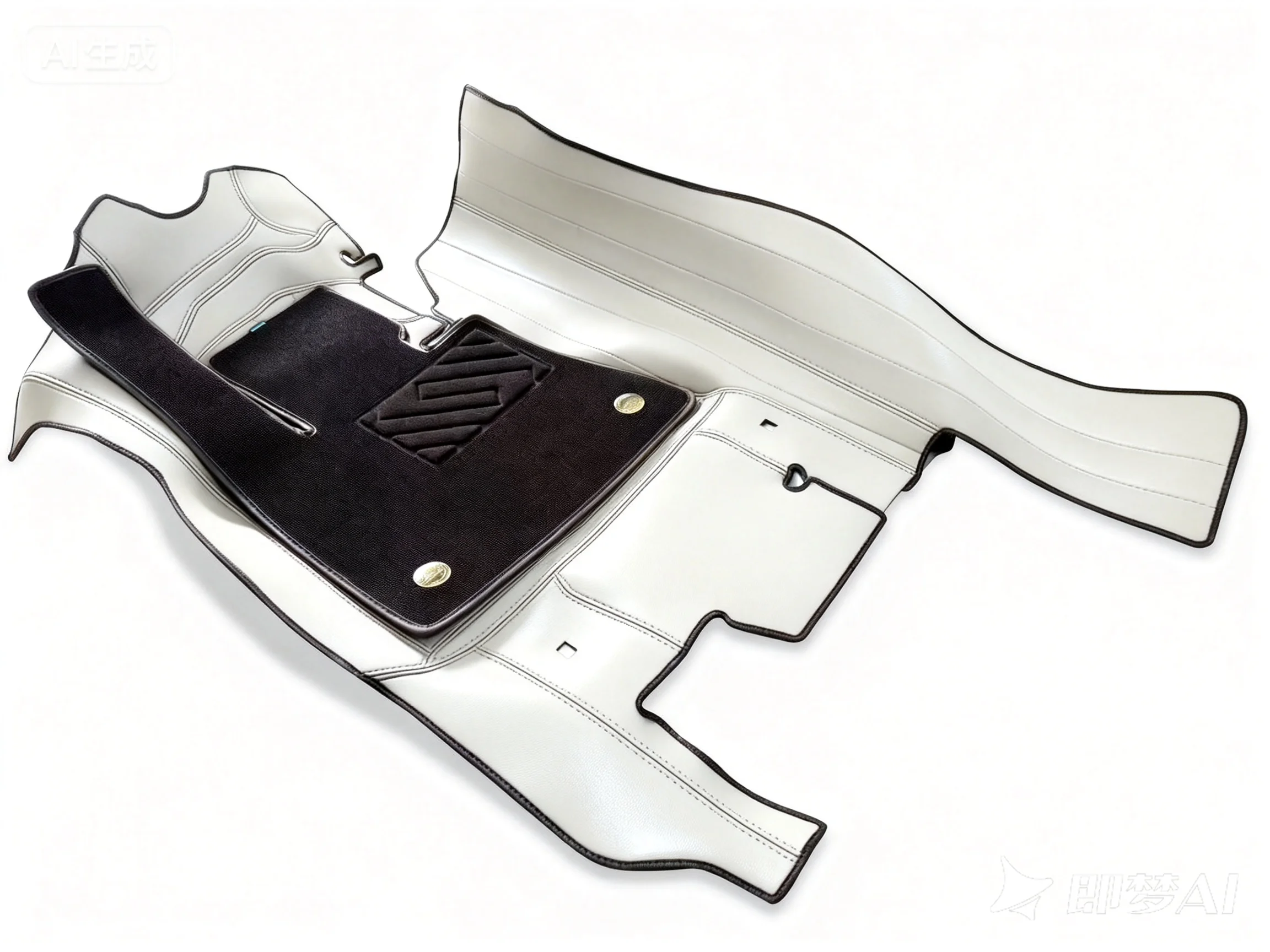 Car Floor Mats Premium Leather, Waterproof & Wear-Resistant, Non-Slip Full Set Liner Interior Protection