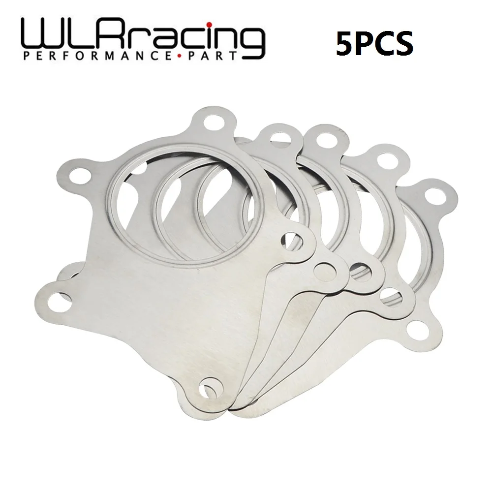 WLR RACING - 5pcs(lot) T3/T4 turbo discharge gasket Stainless Steel 304 Gasket A/R.63 discharge gasket WLR4804