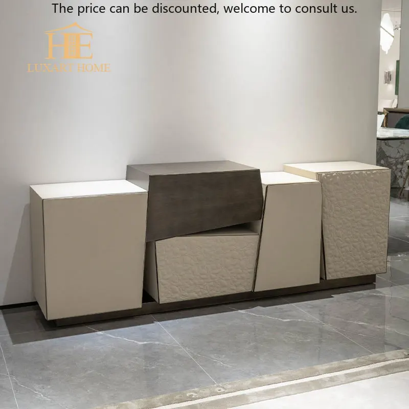 

Custom High-End Luxury Modern Designer Villa Dining Room Furniture Set Living Room Hotel Lockers Sideboard Cabinet Table