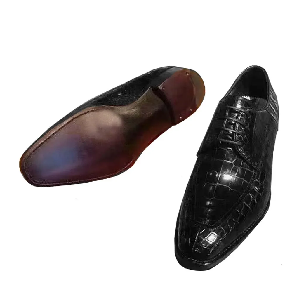 

Yingshang новое платье мужские формальные мужские туфли из крокодиловой кожи