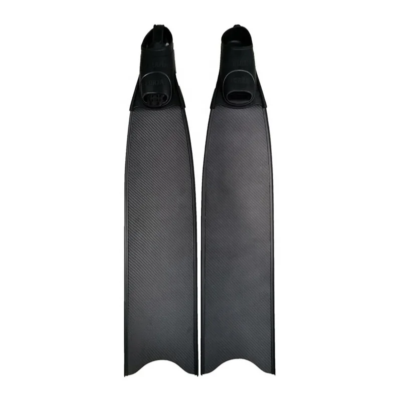 Custom Hot Sales Carbon Fiber Free Diving Long Fins Diving Flippers 100% Pure Carbon Light Weight Fins from China Factory