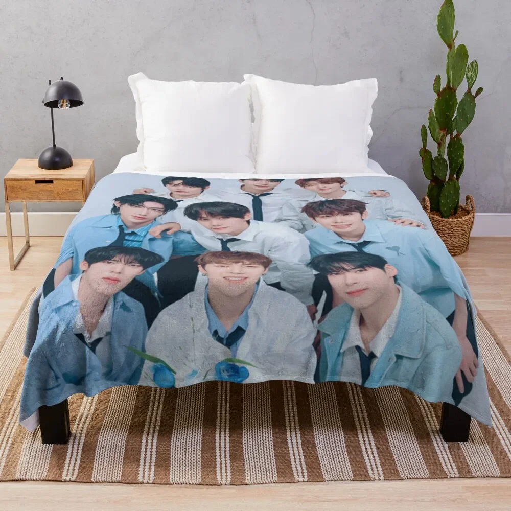 

zerobaseone (ZB1) Throw Blanket Cozy Home Blanket Gift for Christmas Holiday