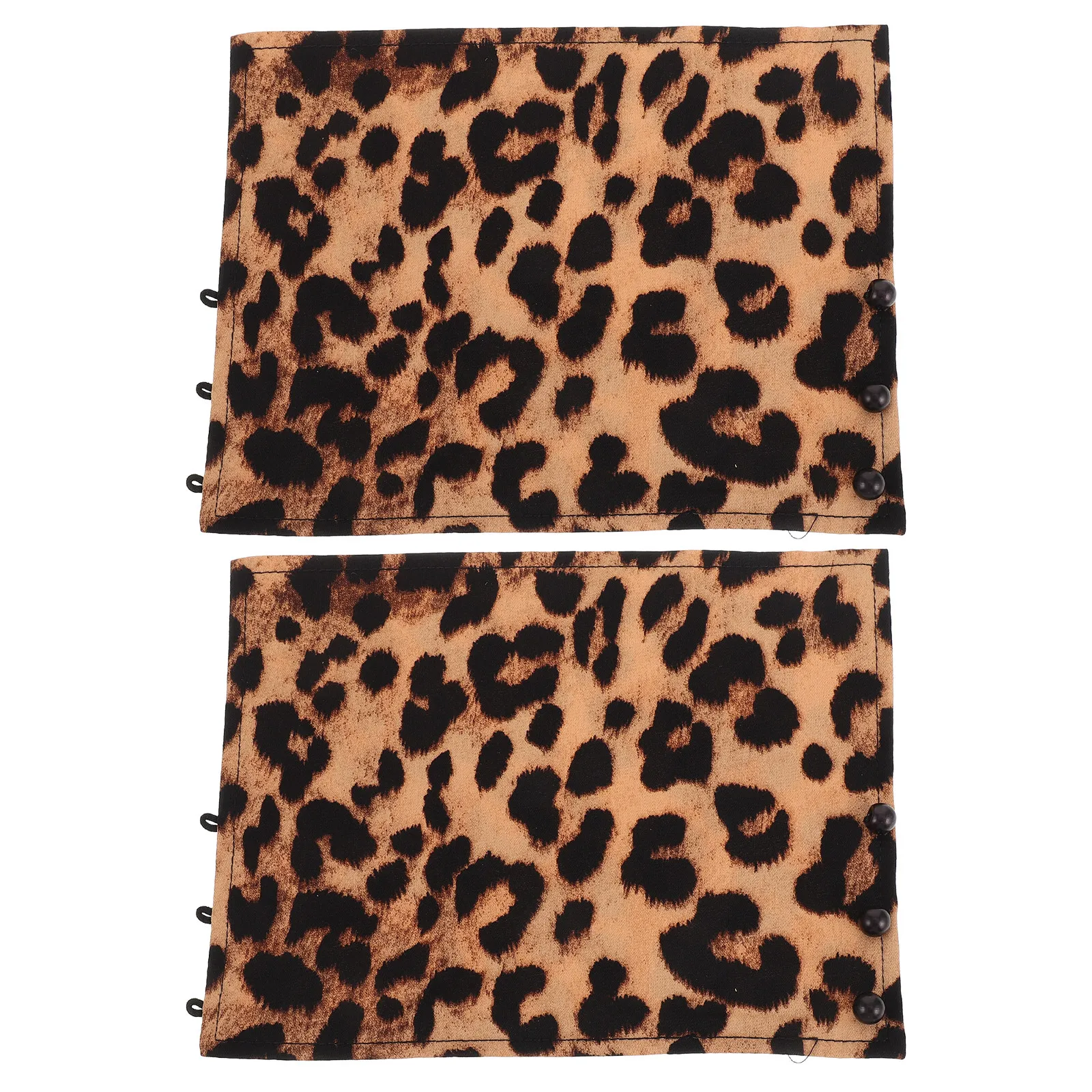 

1 Pair Leopard Print Detachable Sleeves Fake Arm Sleeves Lightweight Fashion Wrist Sleeve Party Costume Blouse Coat Women Teens