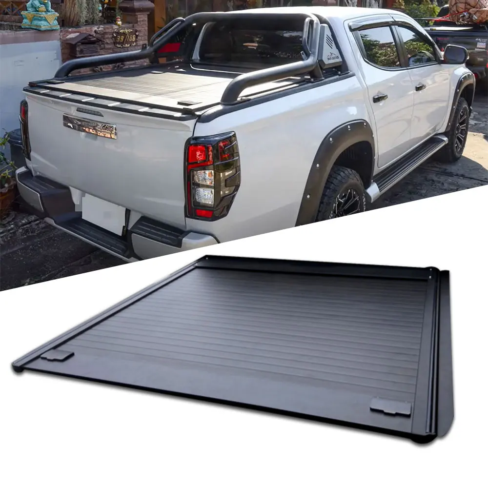 

Waterproof 4x4 Accessories Instock Retractable Standard Size Truck Bed Cover Roller Lid for Hilux Revo Vigo 2005-2022