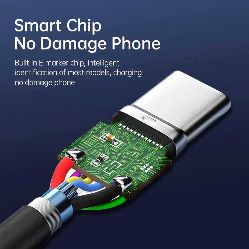 USB 3.2 Gen 2 Type C to C Cable 20Gbps Type-C Cord 4K UHD PD100W Fast Charging Data Wire for MacBook Pro iPhone 15 Galaxy S20
