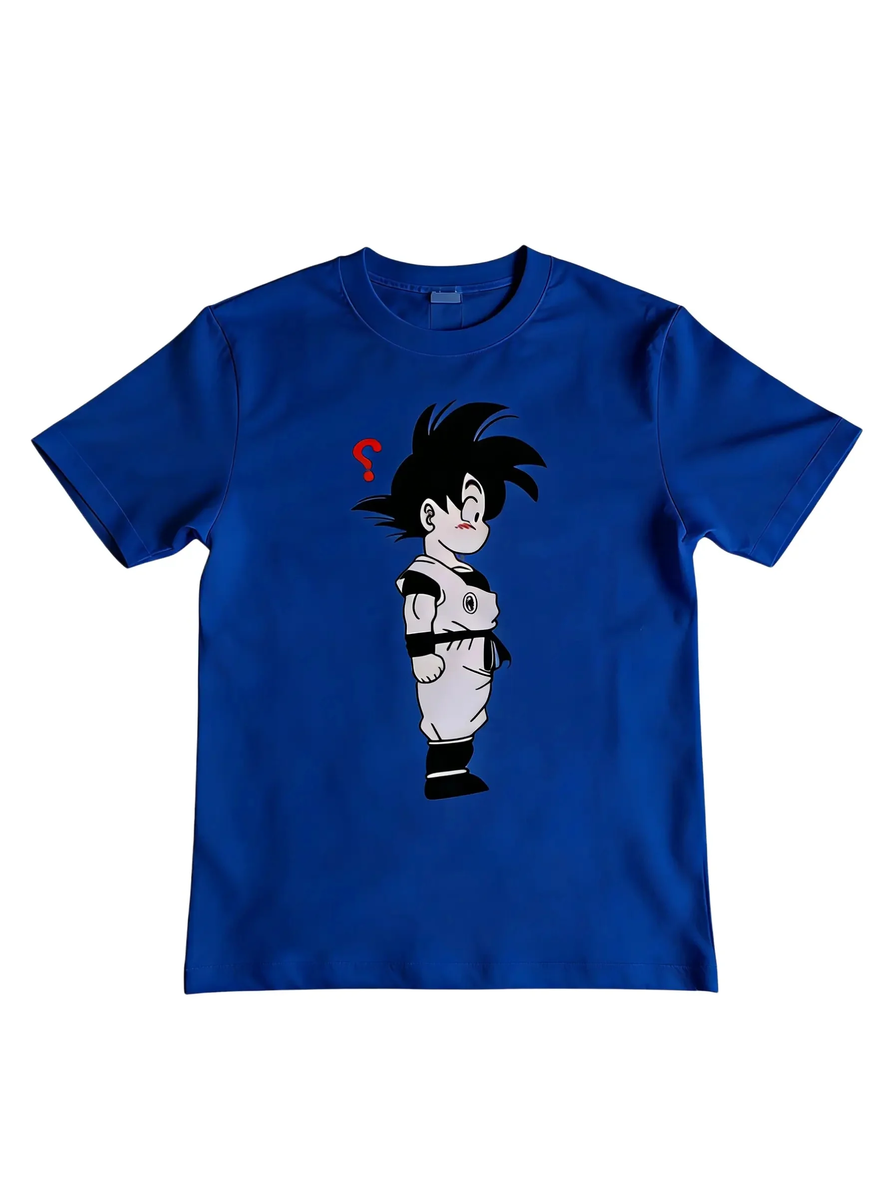 2026 Summer Dragon Ball Retro Anime T-Shirt Couple Wear Goku Chi-Chi Casual Loose Daily Top Cute Love Design Y2K Style view 3