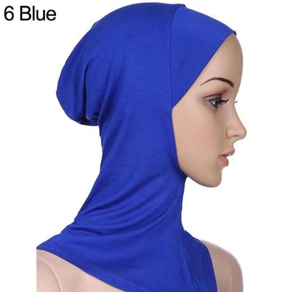 Instant Hennep Moslim Hijab Sjaal Abaya Tulband Voor Vrouw Zachte Effen Kleur Full Cover Sjaal Cap Ondersjaal Hals Hoofd Muts