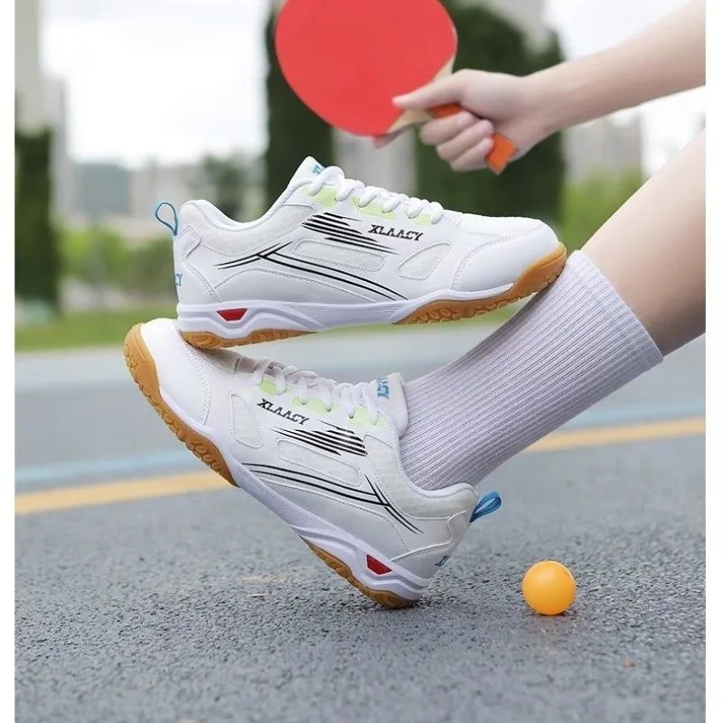 2024 New Table Tennis Shoes Men Women Top Quality Court Shoe Unisex Designer Badminton Training Couples Anti-Slip Gym Shoe