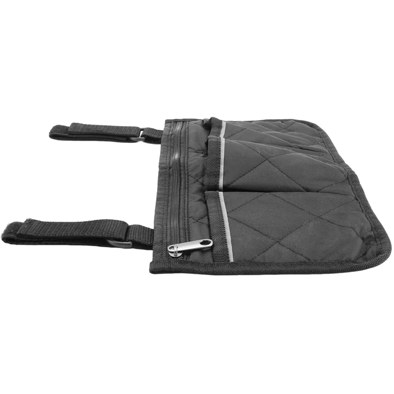 Wheelchair Side Bag For Back Wheelchair Storage Bag Pouch Fits Most Bed Rail Scooters Walker Power & Manual Electric Wheelchair