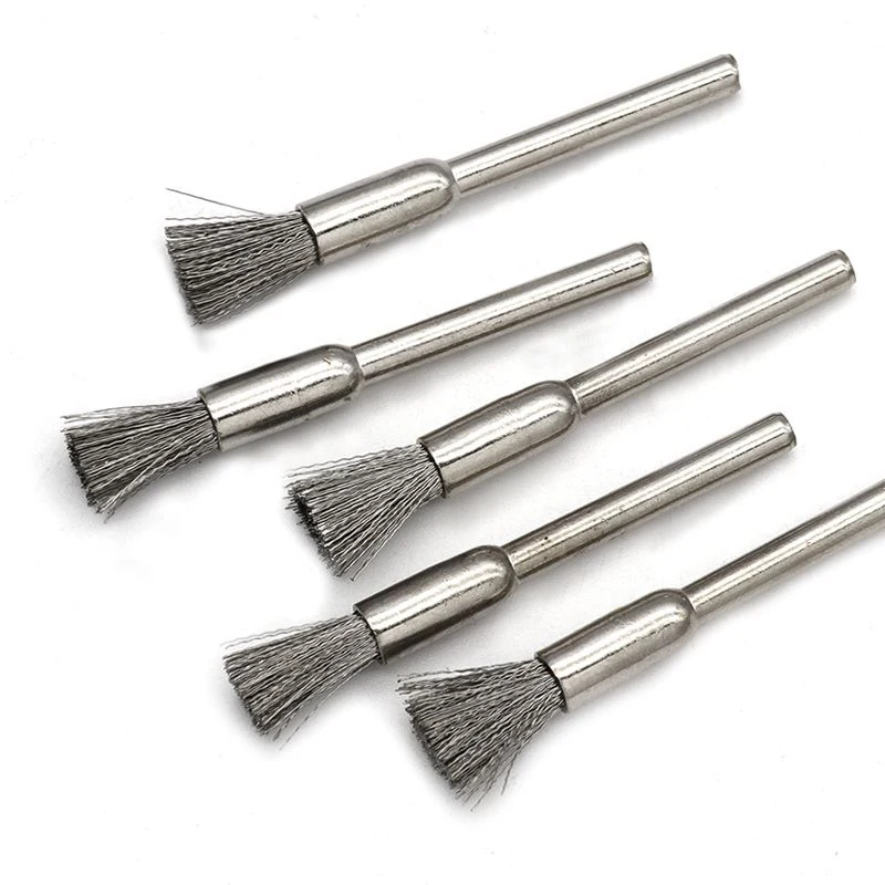 Brush Head Wire Brush Set Electric Grinder Rotary Tool Brushes for Deburring Polishing Rust Removal Walnut Wenwan Cleaning