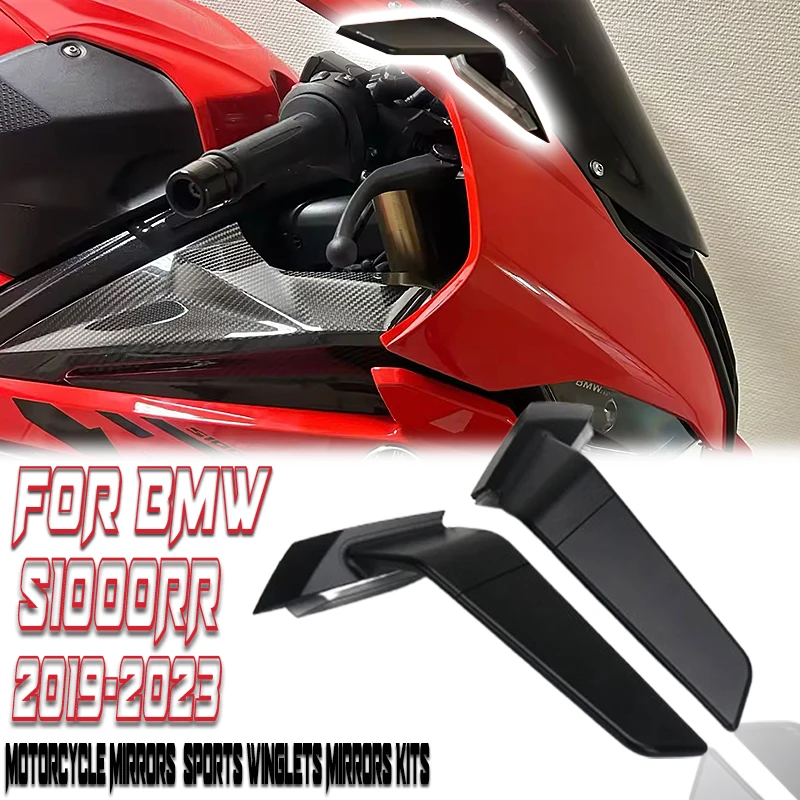 

S 1000RR Stealth Mirror With LED Turn Signal Indicator For BMW S1000 RR Motorcycle Mirrors S1000RR Sports Winglets Mirrors Kits