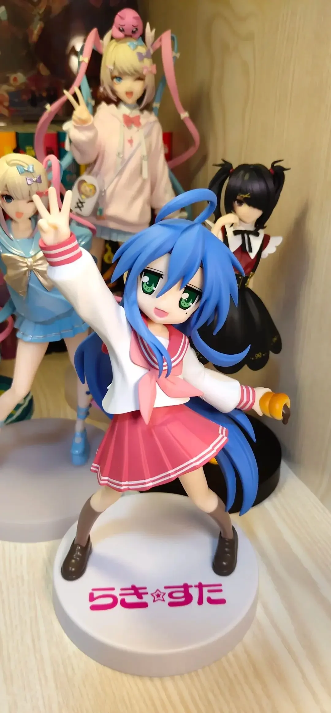 Heißer Verkauf: Trio-Try-iT Lucky Star Kagami Hiiragi Figur, Hiiragi Tsukasa, 15CM PVC, Niedliche Loli Anime Actionfigur, Sammlerstück, Spielzeug, Geschenk – Detail 7
