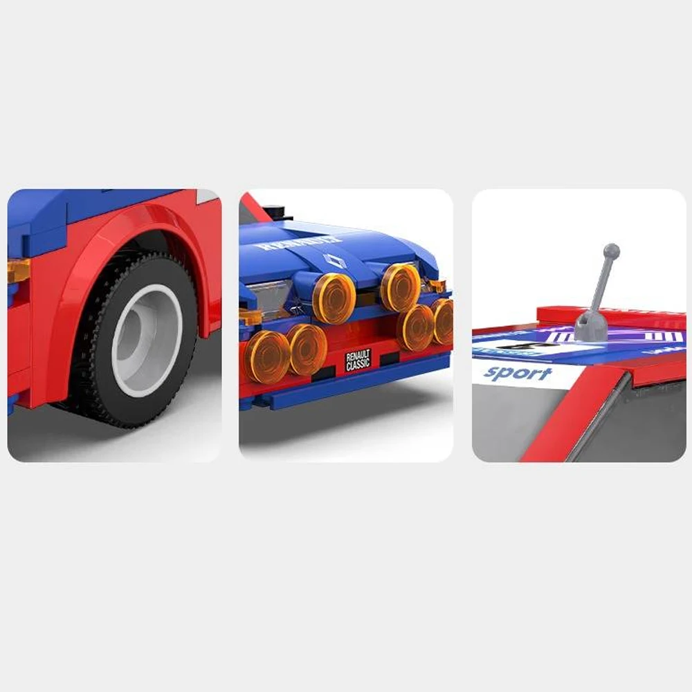 C51094-C51095 Blocchi di costruzione per auto da corsa di velocità Technik RC Speed Supercar Kit modello di veicolo sportivo Giocattoli creativi Ragazzi Adulti Regalo