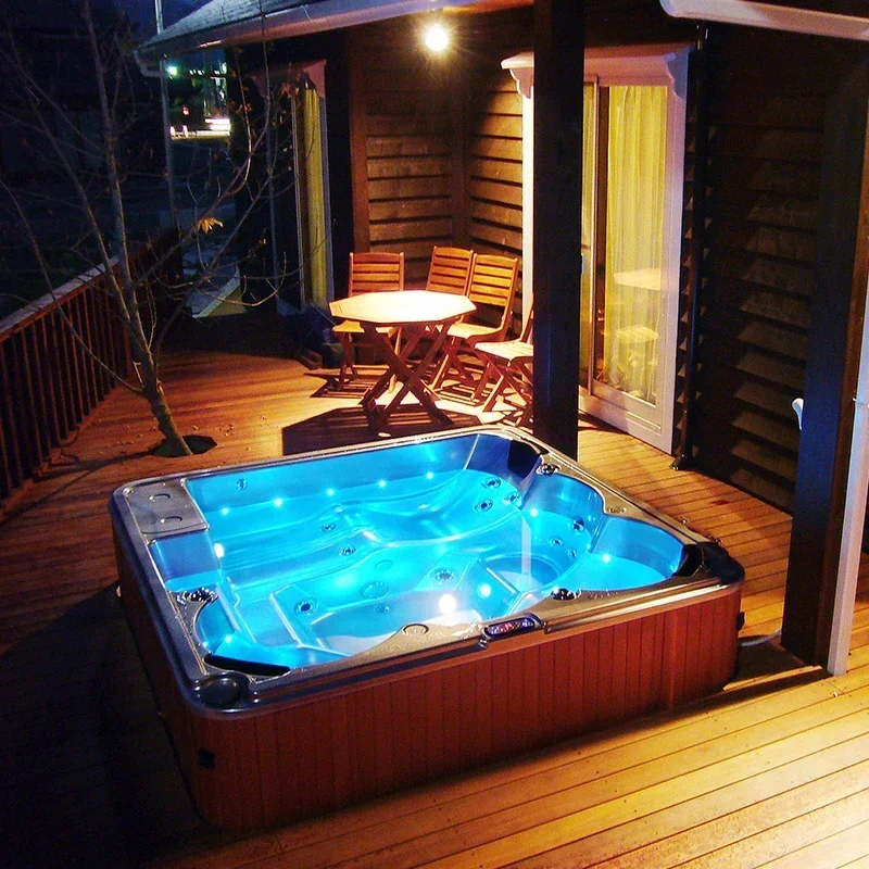 Hydrorelax 6 People Large Family Used Swim Spa Pool Jet Spa Massage Acrylic Spa Tub Luxury Hydro Hot Tub Outdoor