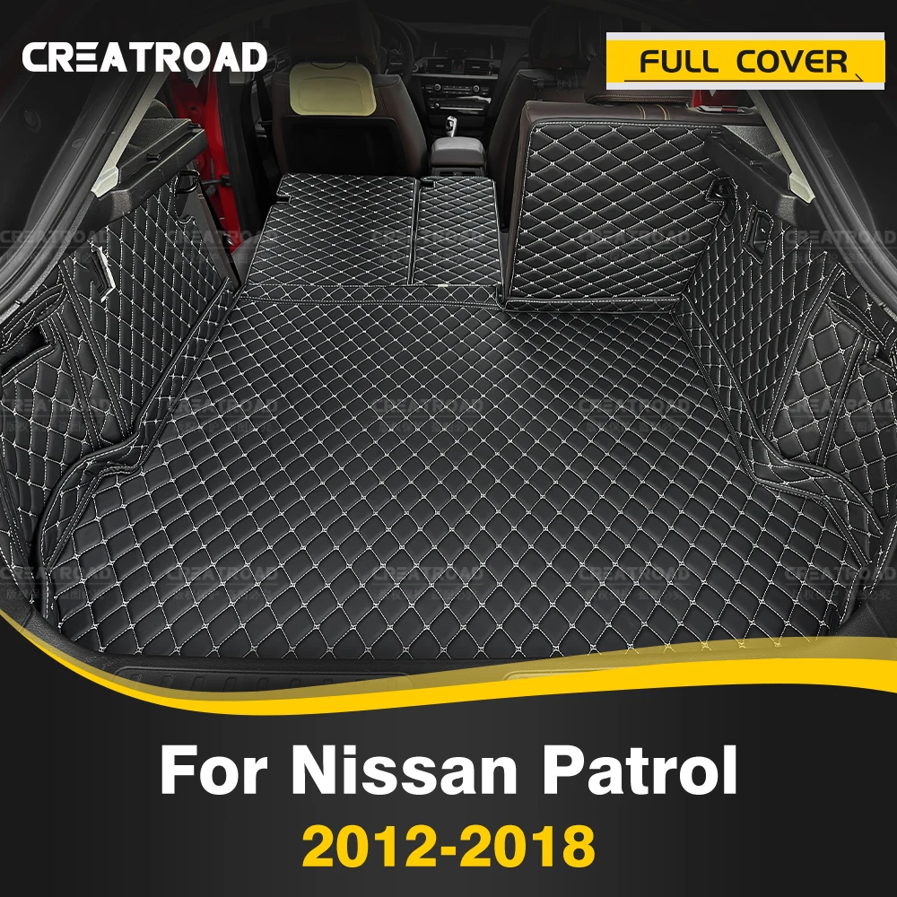 

CREATROAD для Nissan Patrol 2012-2018 2017 2016, авто полное покрытие, коврик для багажника, автомобильный защитный коврик, грузовой вкладыш, аксессуары для интерьера