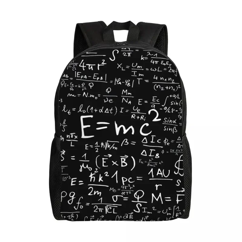 

Physics Equations Backpacks for Men Women College School Student Bookbag Fits 15 Inch Laptop Geek Science Math Bags