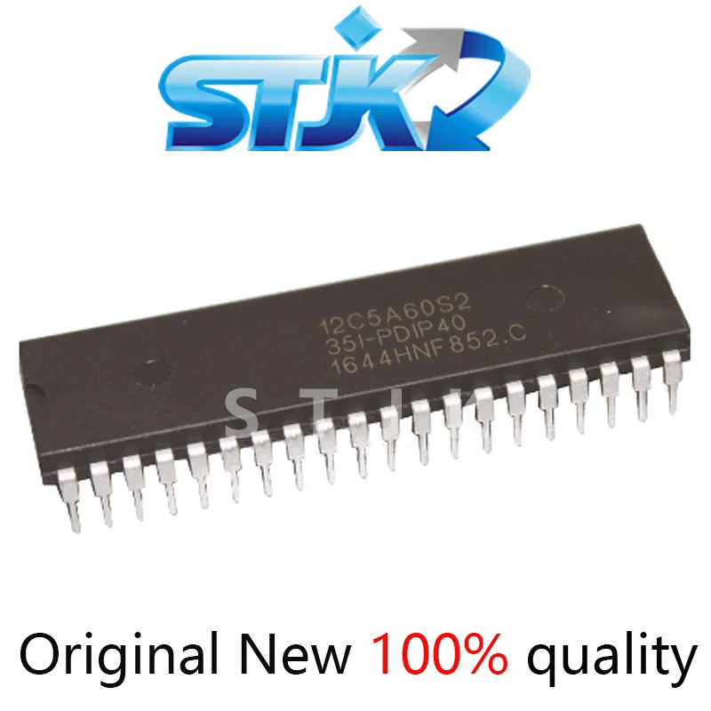 Insert STC12C5A60S2-35I-PDIP40 8051 microcontroller chip directly