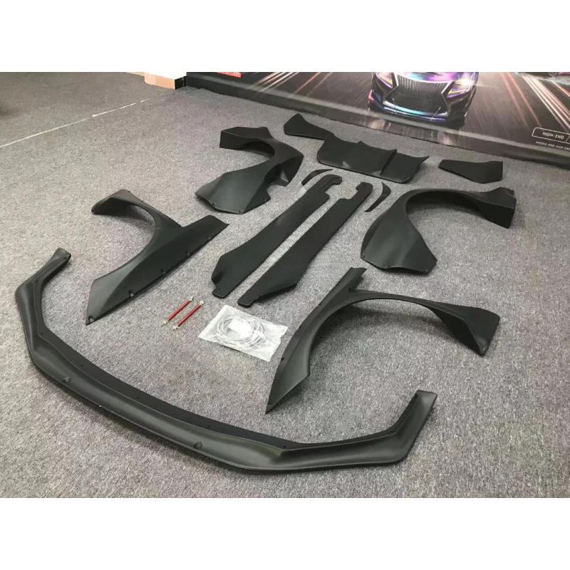 Suitable for Lexus RCF 2014-2018 Rocket Bunny Style Carbon Fiber Wide Bodykit Front Rear Lip