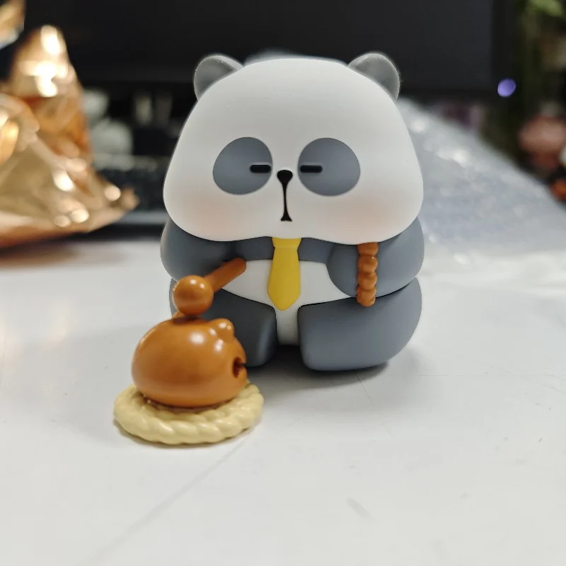 New mystery box Genuine Rake Teacher Work Diary Blind Box Work Girl Cute Panda Doll Gift Tabletop Decoration Toy Collection